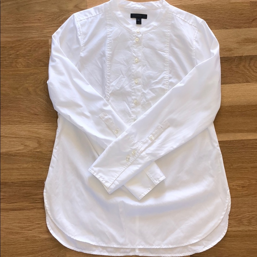 J Crew white tunic